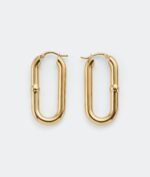 Bottega Veneta Chain Hoop Earrings