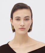 Bottega Veneta Chain Hoop Earrings