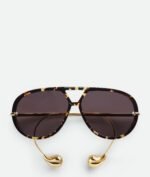 Bottega Drop Aviator Sunglasses