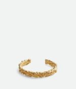 Bottega Veneta Intreccio Thin Cuff Bracelet