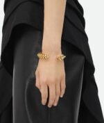 Bottega Veneta Twist Cuff Bracelets