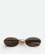 Bottega Sardine New Oval Sunglasses