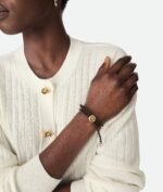 Bottega Veneta Adam Leather Bracelet