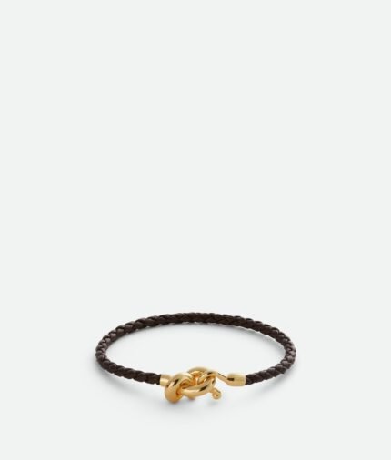 Bottega Veneta Leather Knot Bracelet