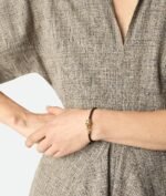 Bottega Veneta Leather Knot Bracelet