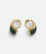Bottega Veneta Drop Marble Earrings